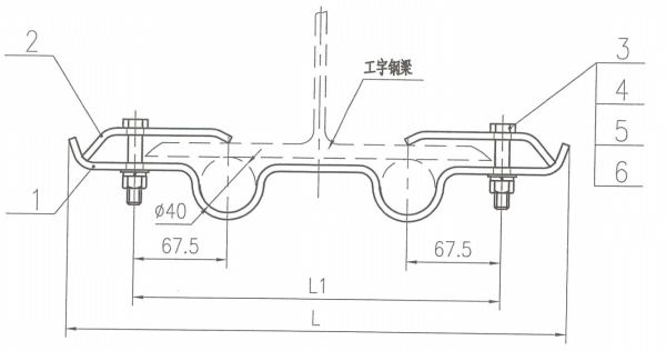 城轨接触网悬吊组件工程图